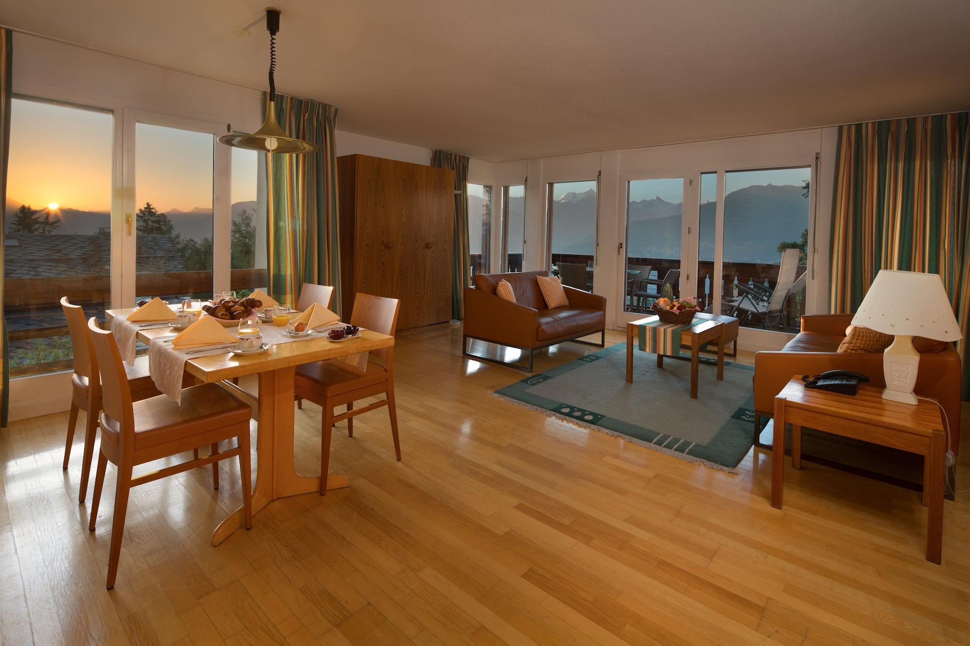 Hotel Helvetia Intergolf Crans-Montana Eksteriør billede