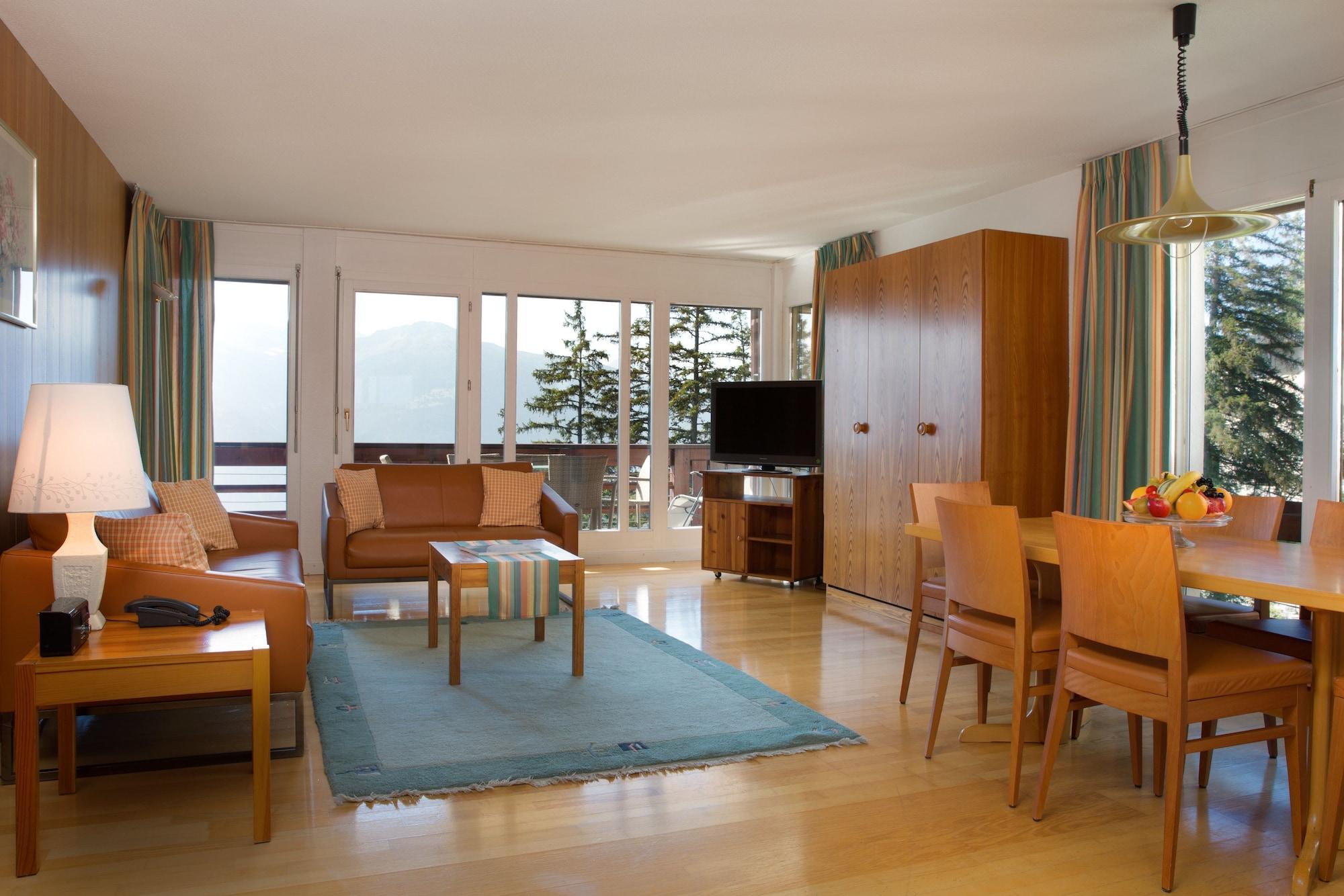Hotel Helvetia Intergolf Crans-Montana Eksteriør billede