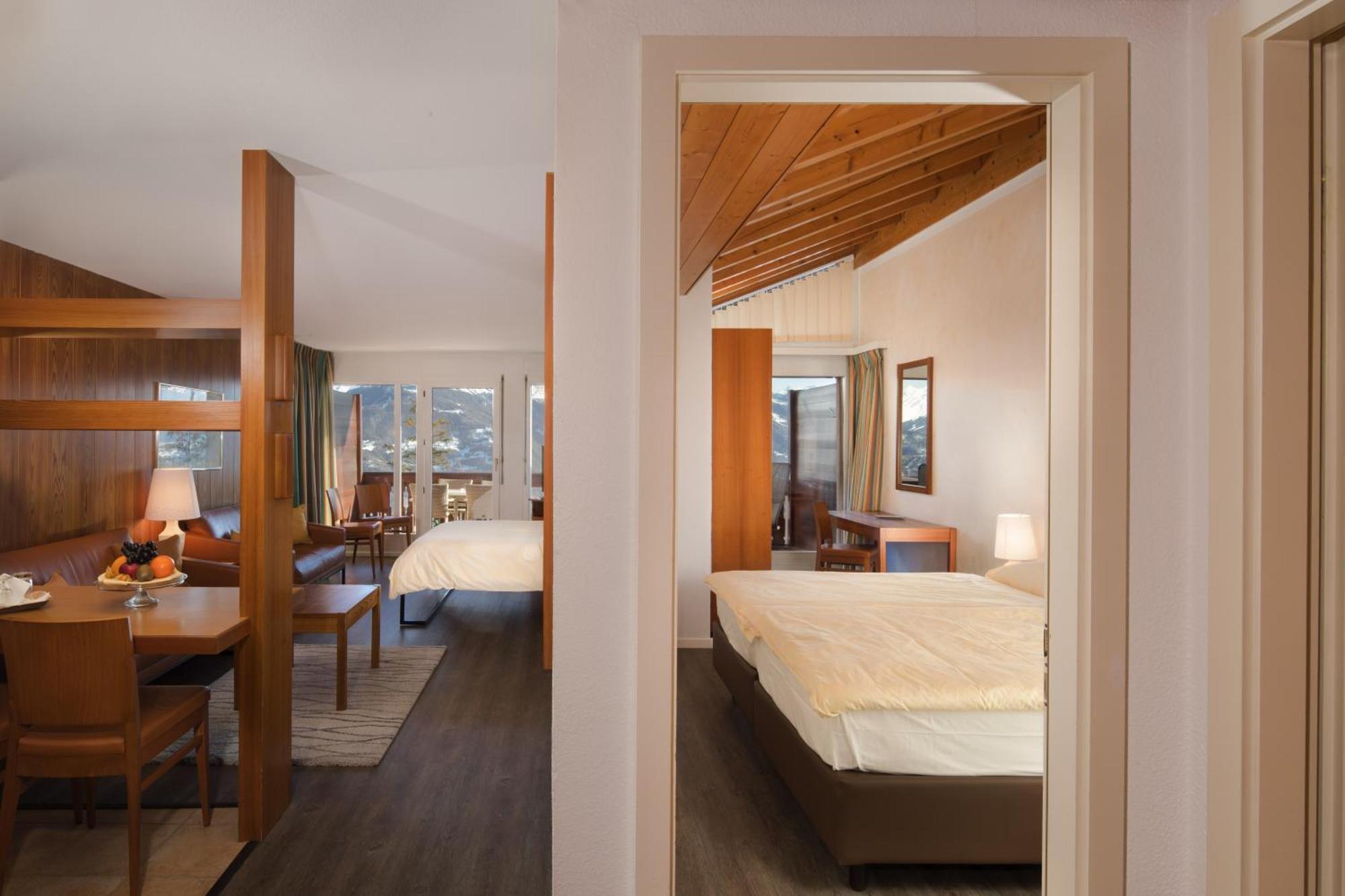 Hotel Helvetia Intergolf Crans-Montana Eksteriør billede