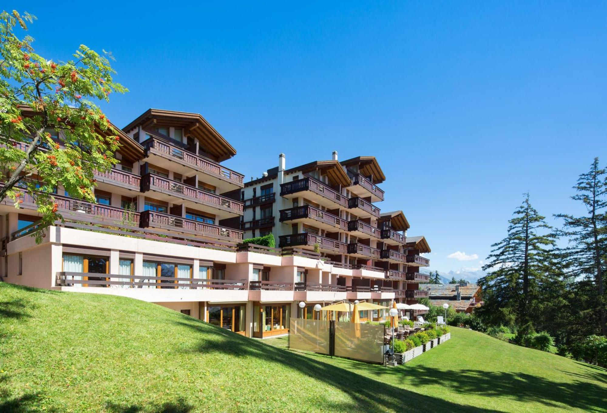 Hotel Helvetia Intergolf Crans-Montana Eksteriør billede