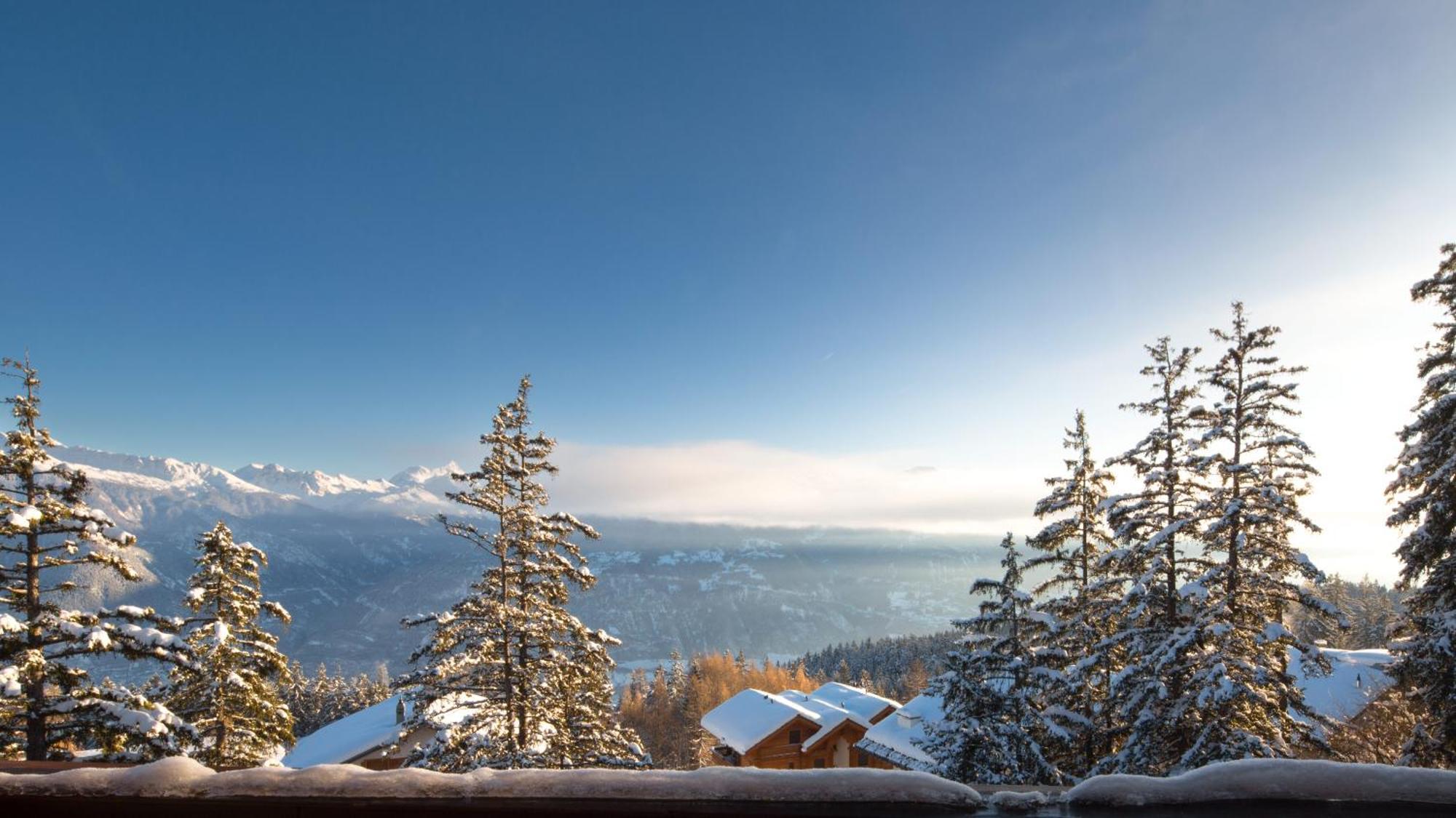 Hotel Helvetia Intergolf Crans-Montana Eksteriør billede