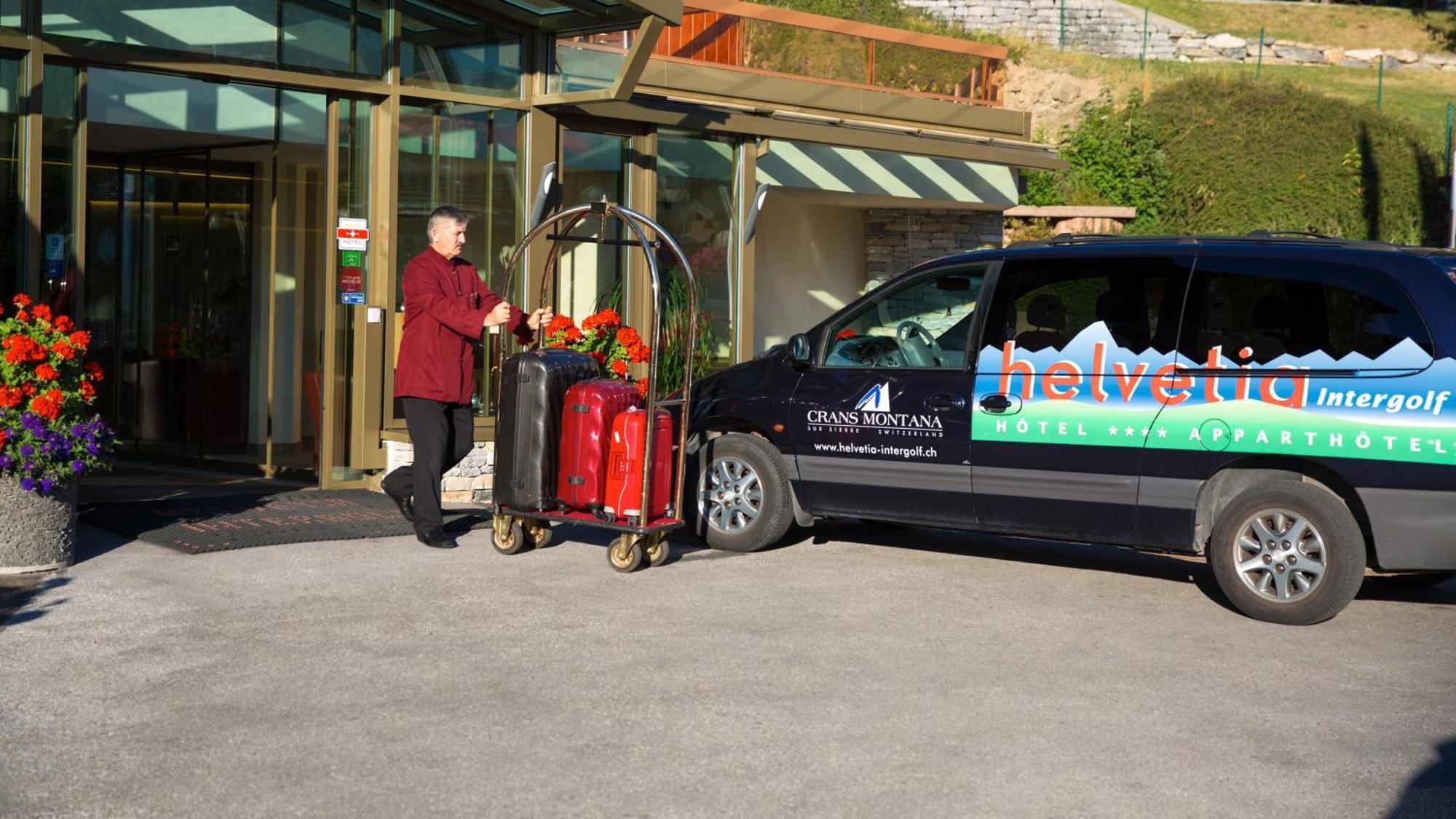 Hotel Helvetia Intergolf Crans-Montana Eksteriør billede