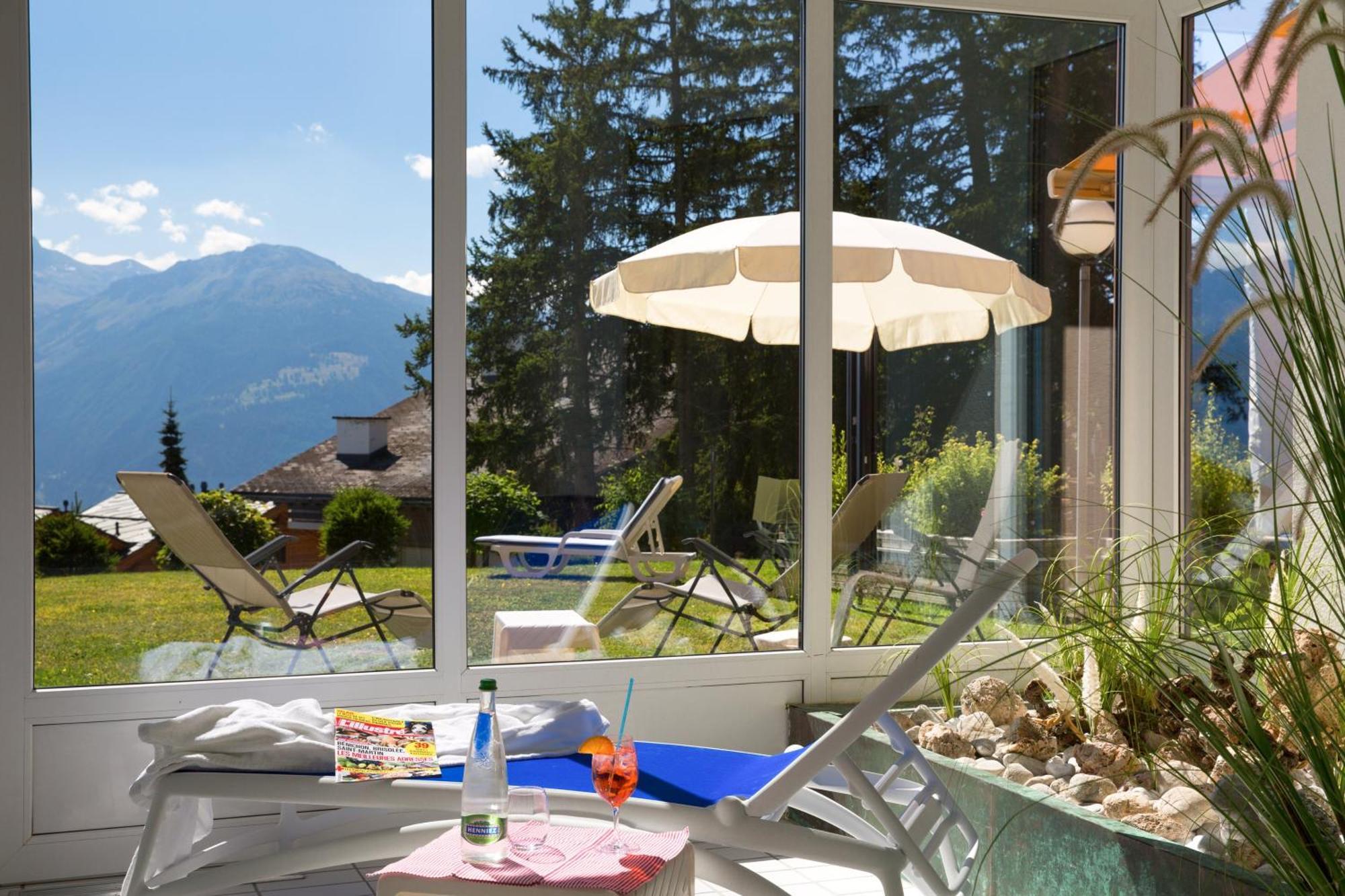 Hotel Helvetia Intergolf Crans-Montana Eksteriør billede