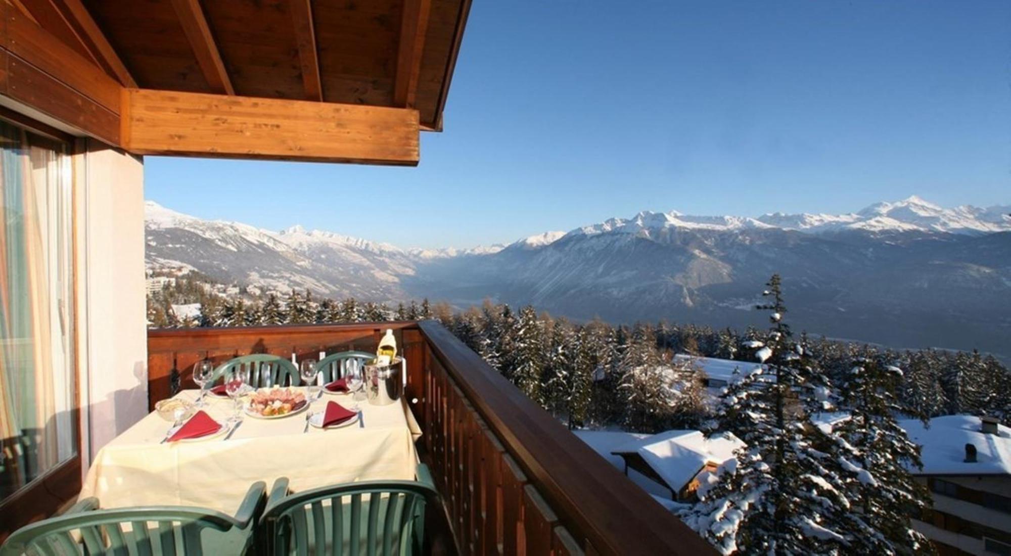 Hotel Helvetia Intergolf Crans-Montana Eksteriør billede