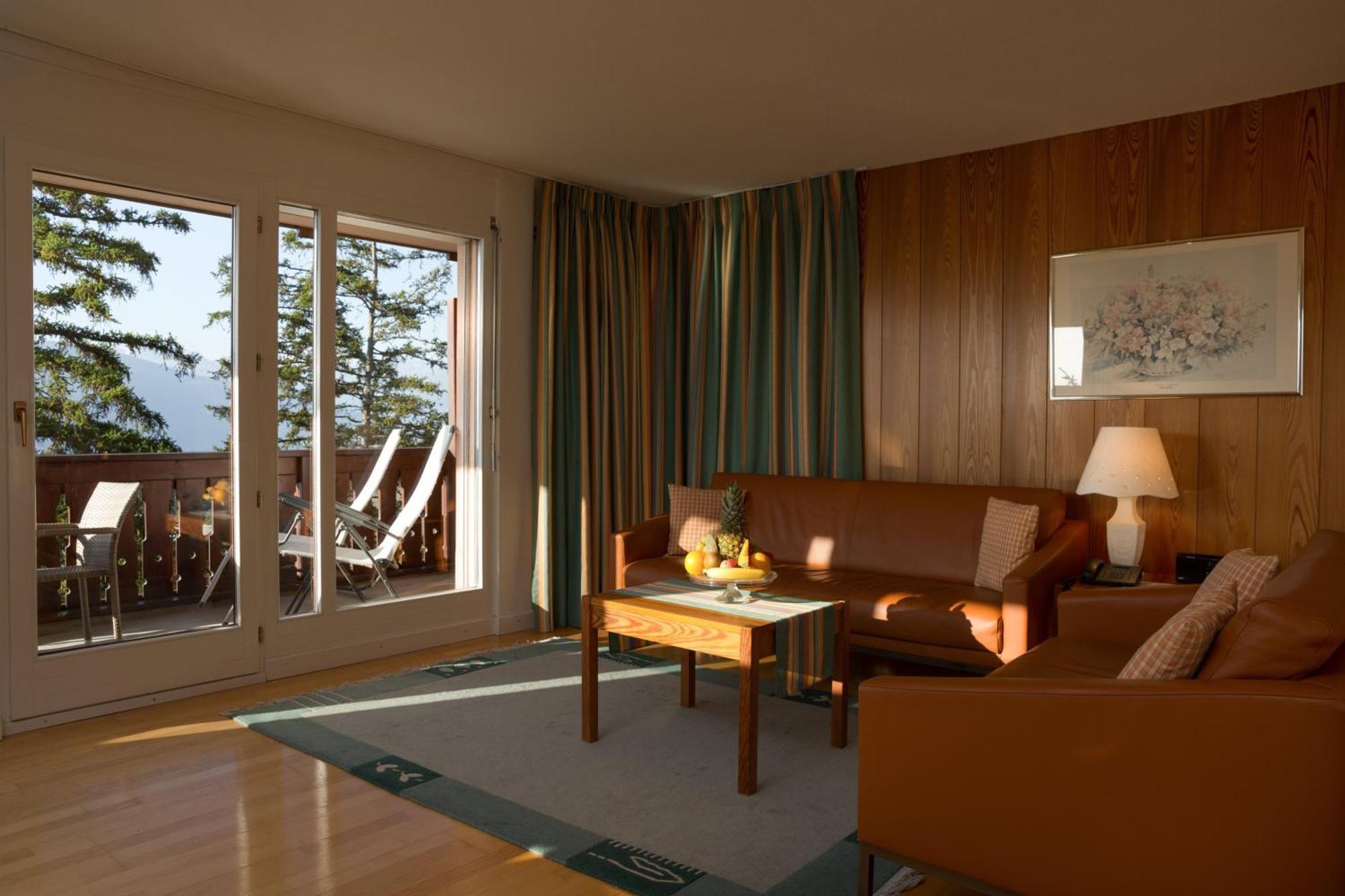 Hotel Helvetia Intergolf Crans-Montana Eksteriør billede
